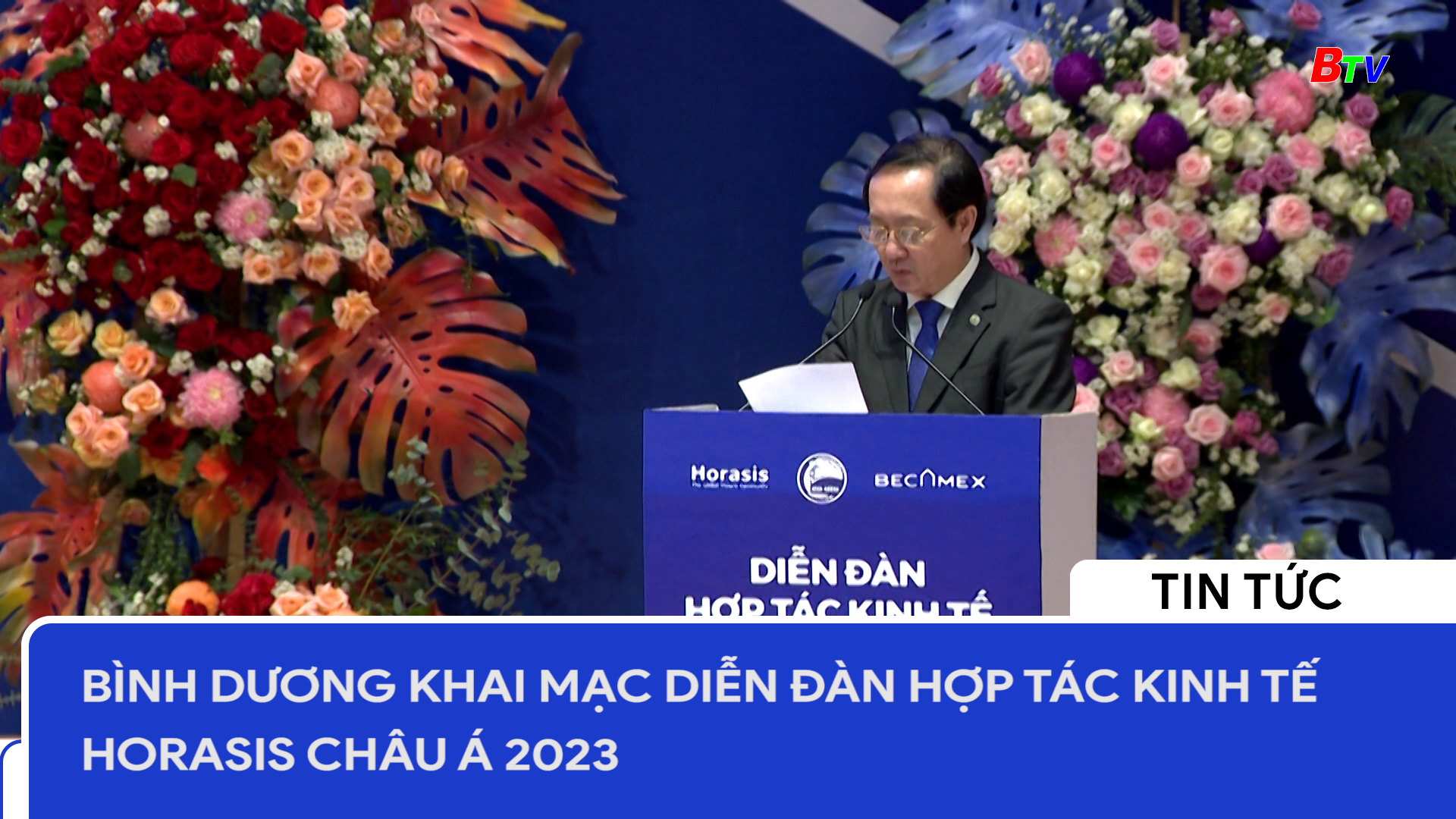 Bình Dương khai mạc Diễn đàn hợp tác kinh tế HORASIS Châu Á 2023