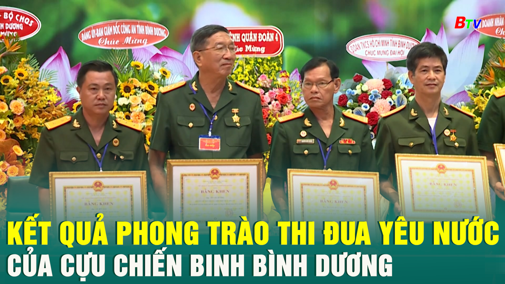 Kết quả phong trào thi đua yêu nước của cựu chiến binh Bình Dương