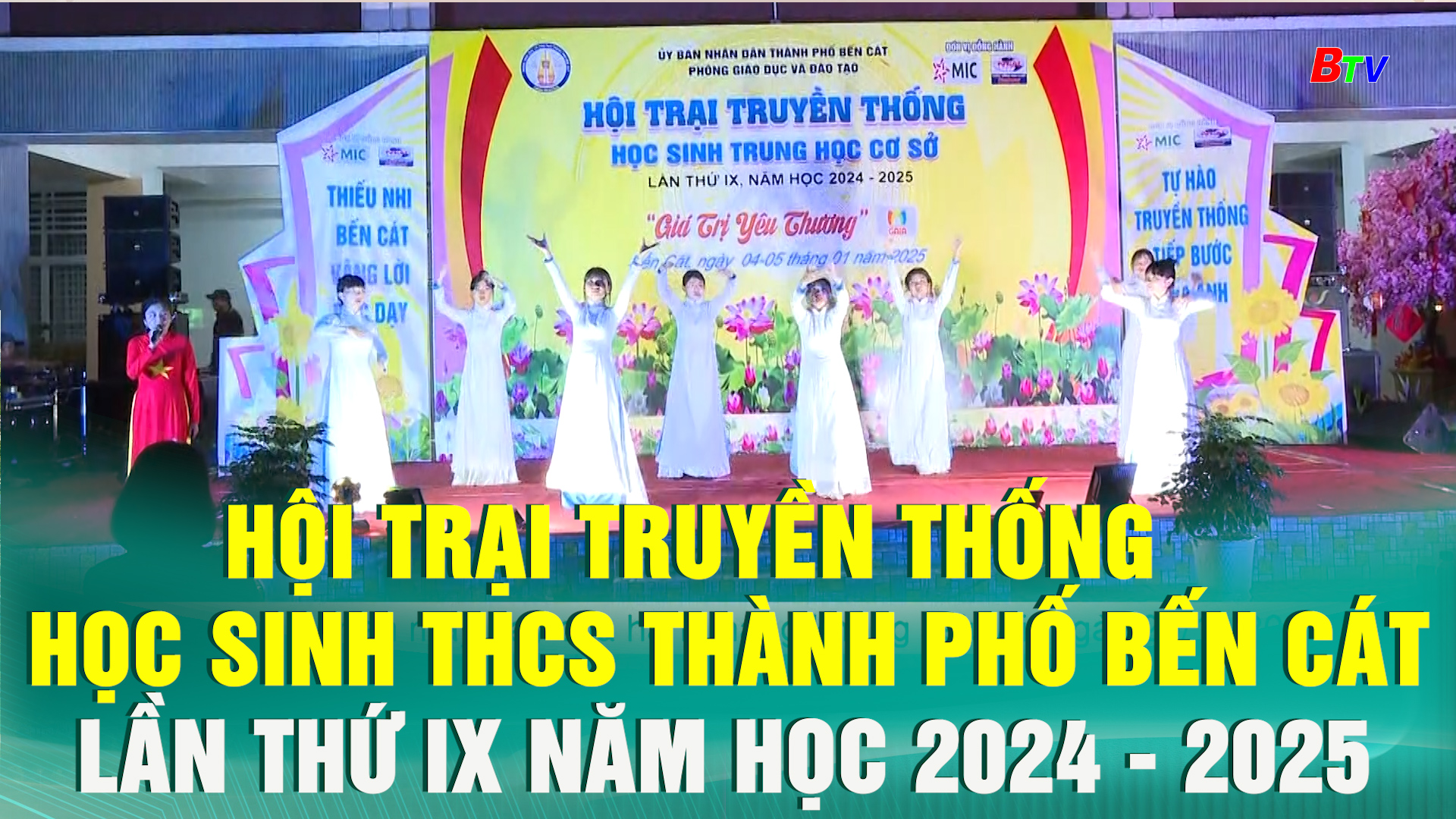 Hội trại truyền thống học sinh THCS thành phố Bến Cát lần thứ IX năm học 2024 - 2025	