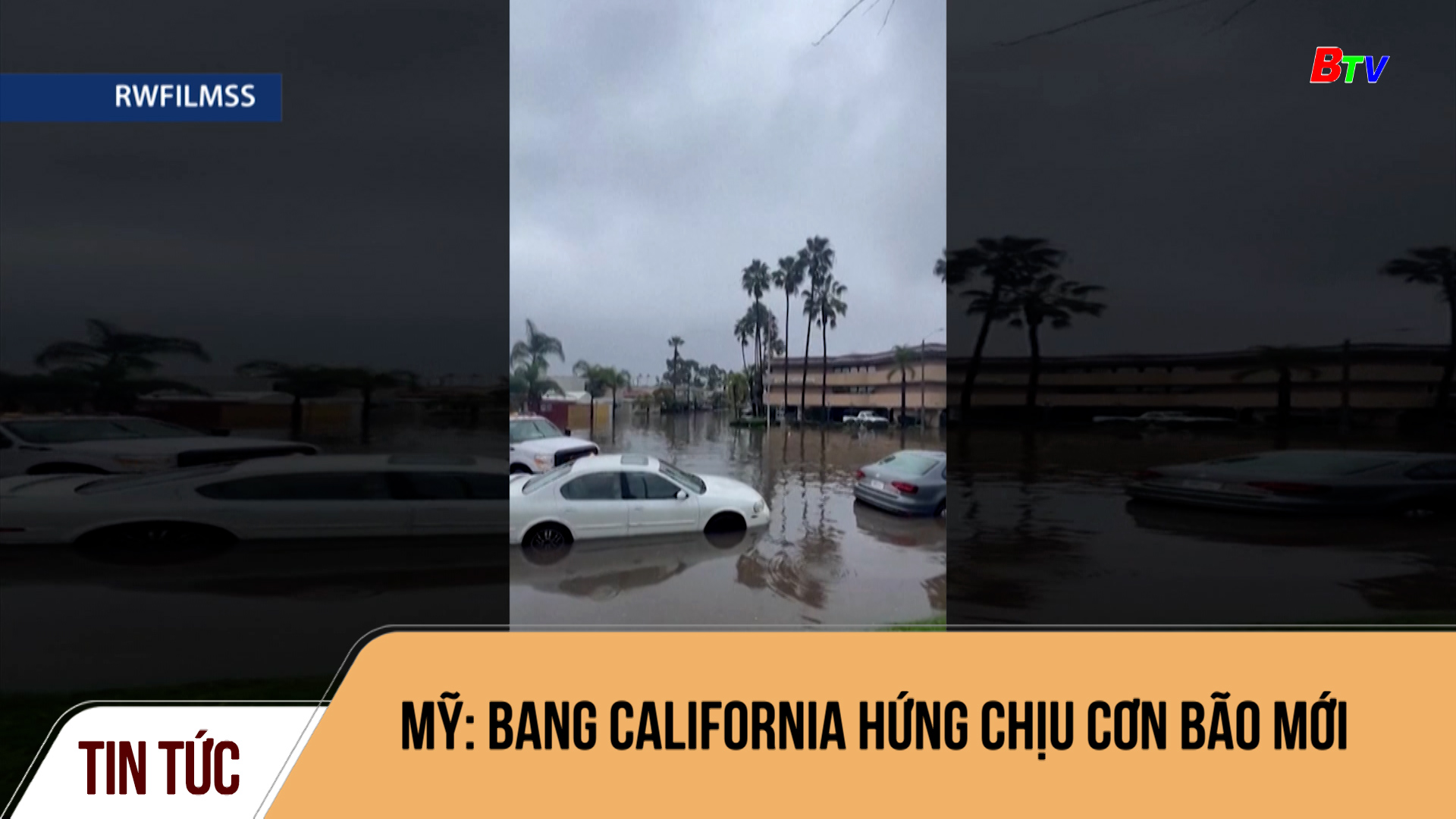 Mỹ: bang California hứng chịu cơn bão mới
