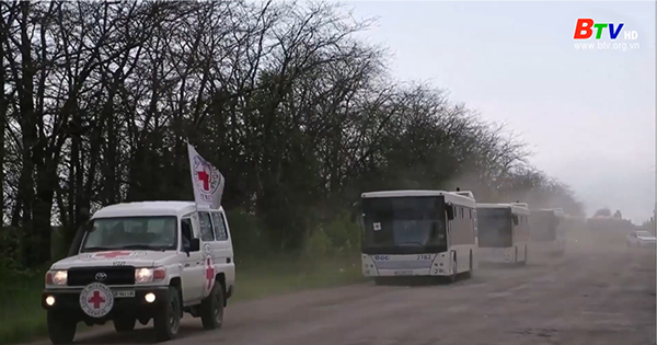 Ucraina tiếp tục sơ tán người dân khỏi thành phố Mariupol