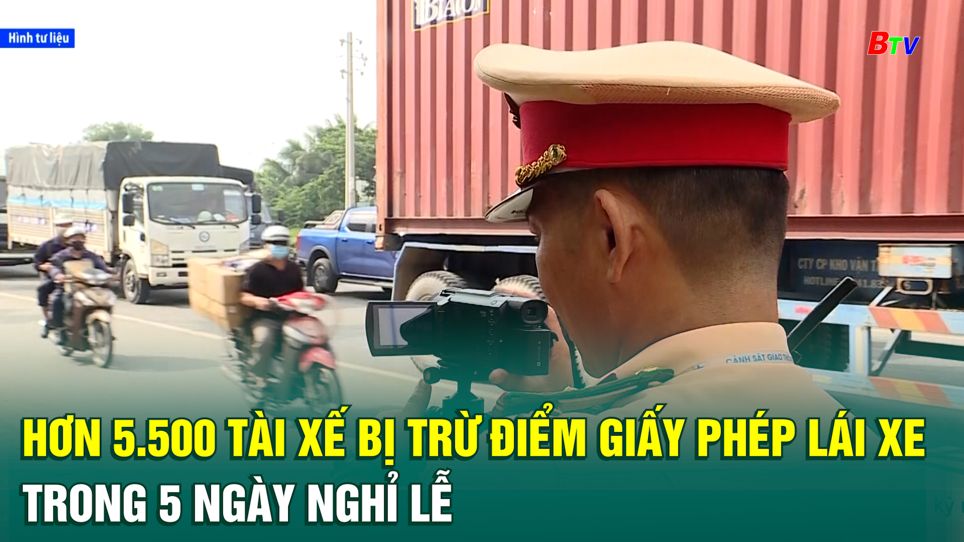 Hơn 5.500 tài xế bị trừ điểm giấy phép lái xe trong 5 ngày nghỉ lễ