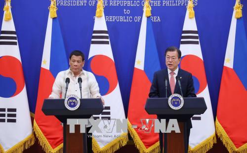 Lãnh đạo Hàn Quốc và Philippines nhất trí tăng cường hợp tác song phương