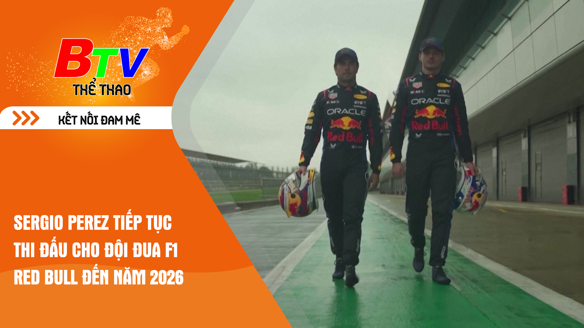 Sergio Perez tiếp tục thi đấu cho đội đua F1 Red Bull đến năm 2026 | Tin Thể thao 24h	