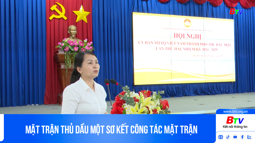  Mặt trận Thủ Dầu Một sơ kết công tác mặt trận