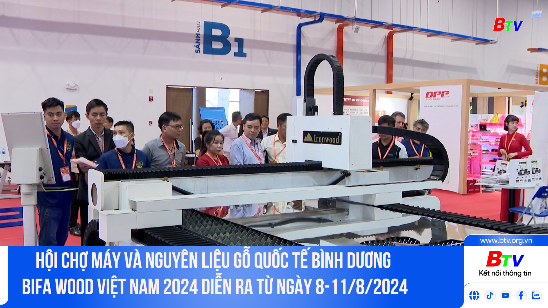 Hội chợ Máy và Nguyên liệu gỗ Quốc tế Bình Dương Bifa Wood Việt Nam 2024 diễn ra từ ngày 8-11/8/2024