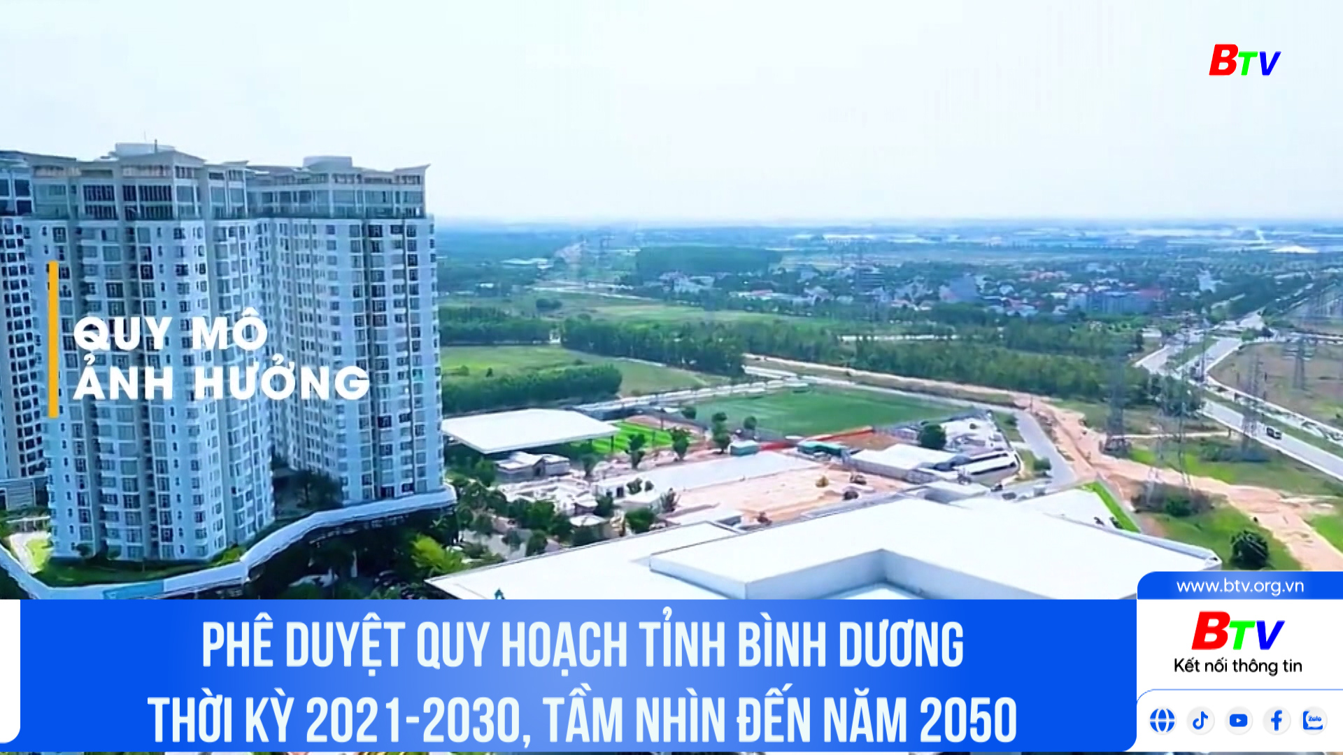 Phê duyệt quy hoạch tỉnh Bình Dương thời kỳ 2021-2030, tầm nhìn đến năm 2050