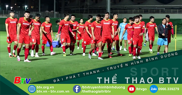 Buổi tập thứ 4 của đội tuyển Việt Nam tại UAE