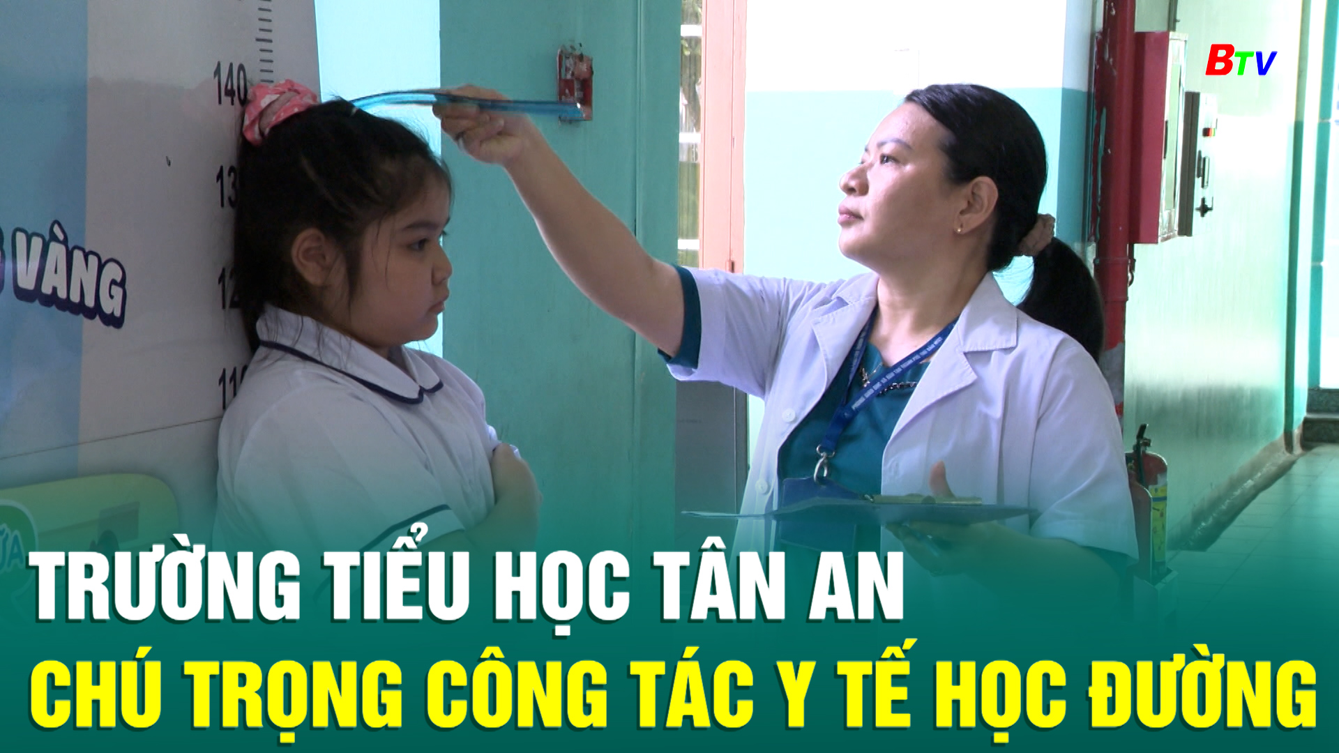 Trường tiểu học Tân An chú trọng công tác y tế học đường