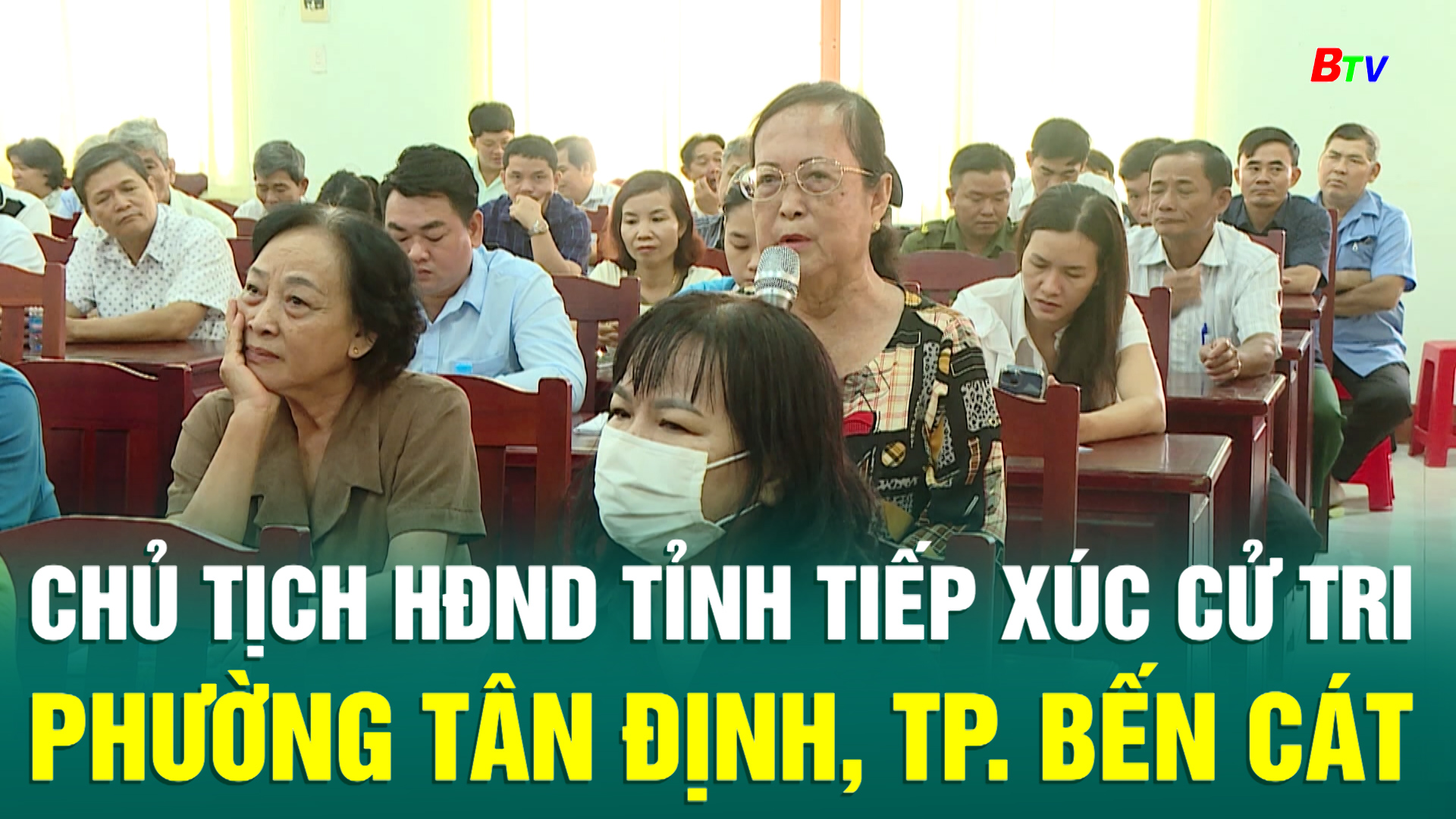 Chủ tịch HĐND Tỉnh tiếp xúc cử tri phường Tân Định, TP. Bến Cát