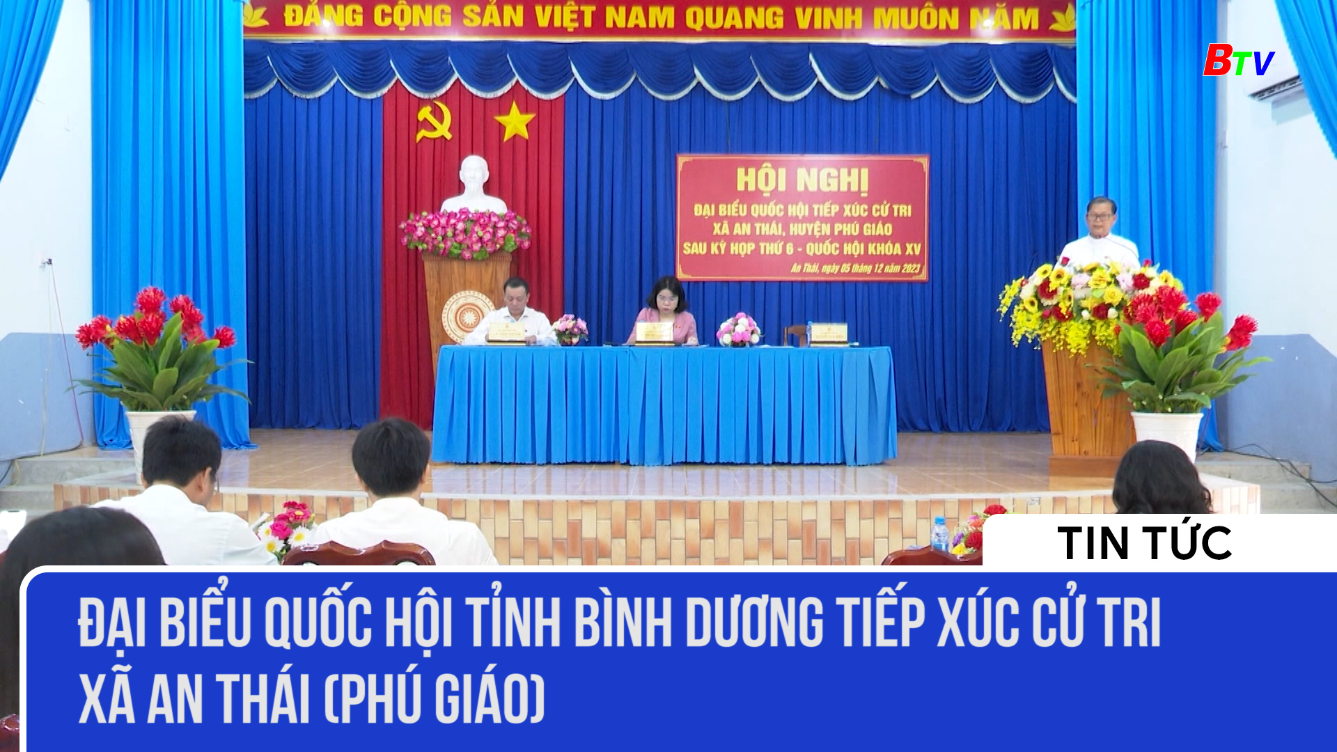 Đại biểu Quốc hội tỉnh Bình Dương tiếp xúc cử tri xã An Thái (Phú Giáo)
