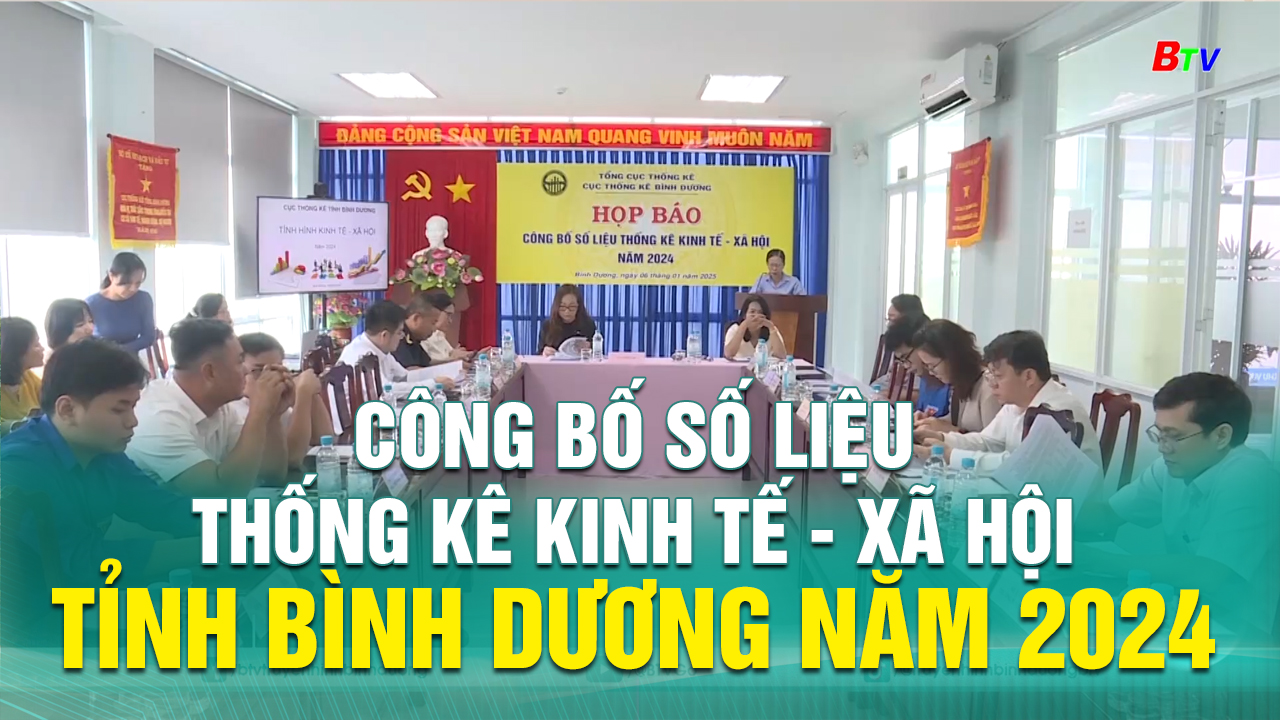 Công bố số liệu thông kê kinh tế - xã hội tỉnh Bình Dương năm 2024