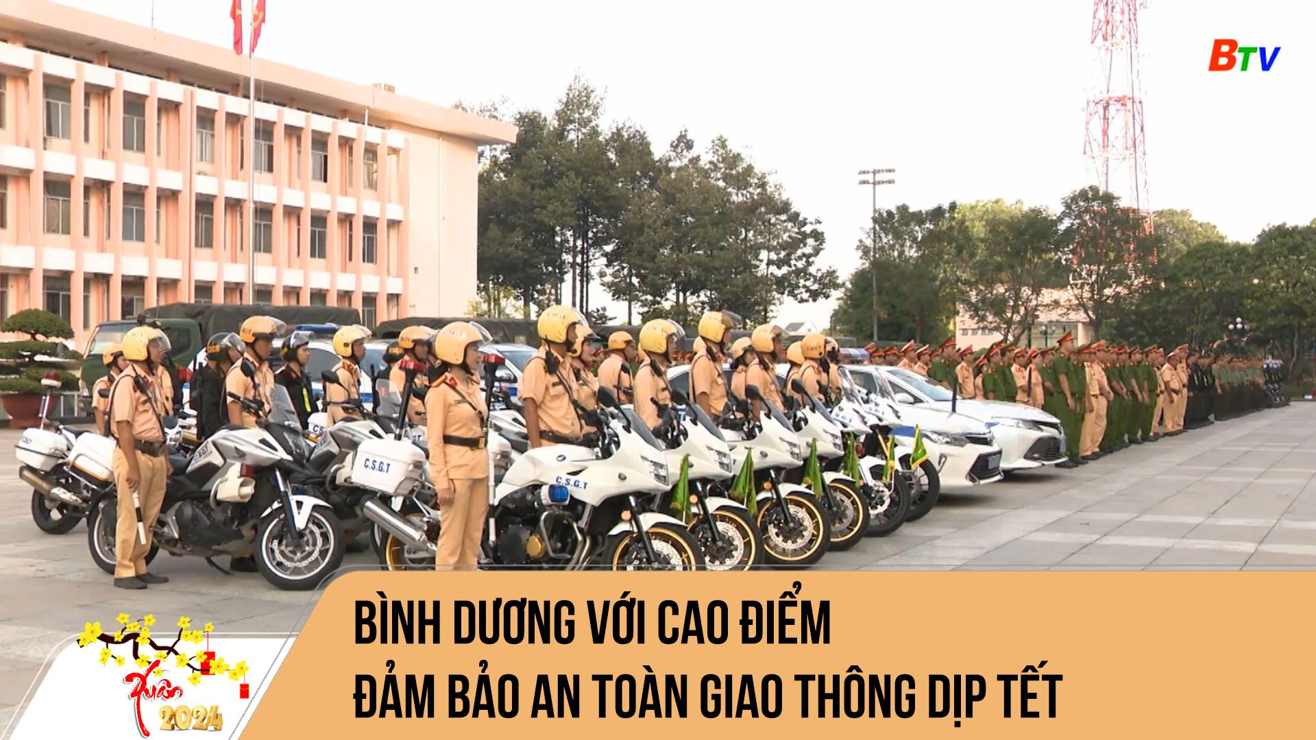 Bình Dương với cao điểm đảm bảo an toàn giao thông dịp Tết