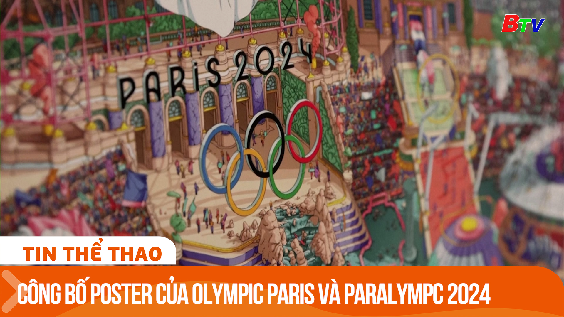 Công bố Poster chính thức của Thế vận hội Olympic Paris và Paralympc 2024 | Tin Thể thao 24h	
