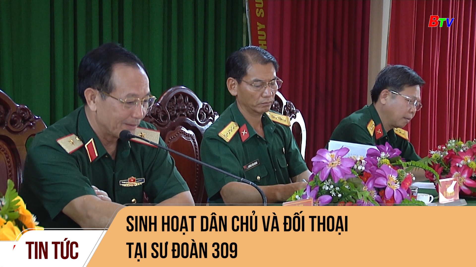 Sinh hoạt dân chủ và đối thoại tại Sư đoàn 309