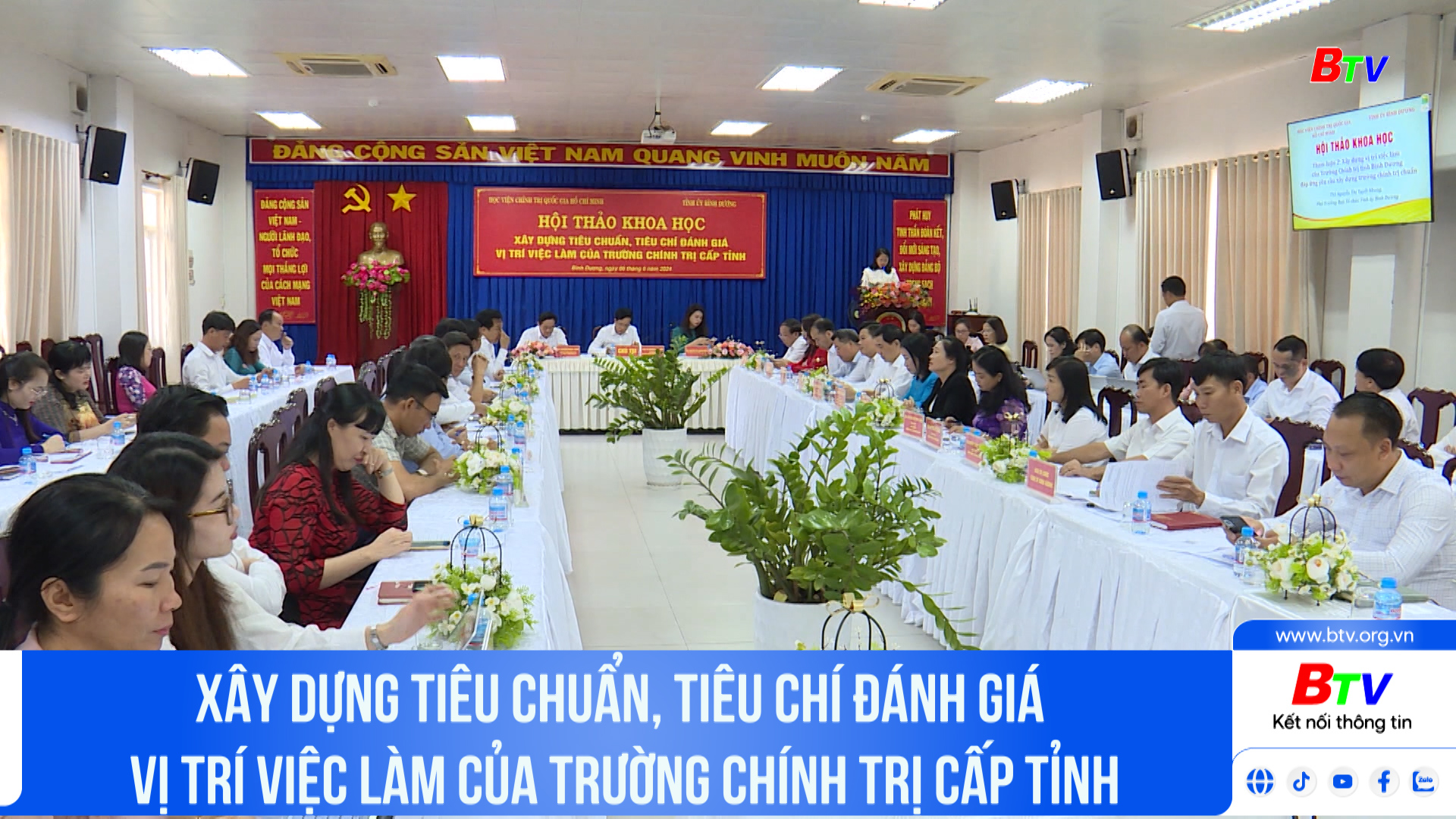 Xây dựng tiêu chuẩn, tiêu chí đánh giá vị trí việc làm của trường Chính trị cấp Tỉnh	