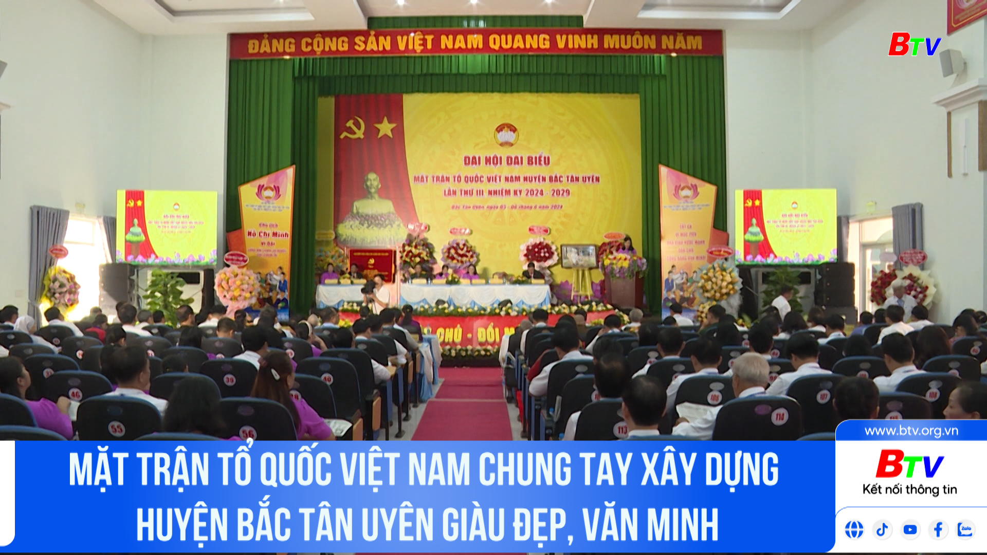 Mặt trận tổ quốc Việt Nam chung tay xây dựng huyện Bắc Tân Uyên giàu đẹp, văn minh	