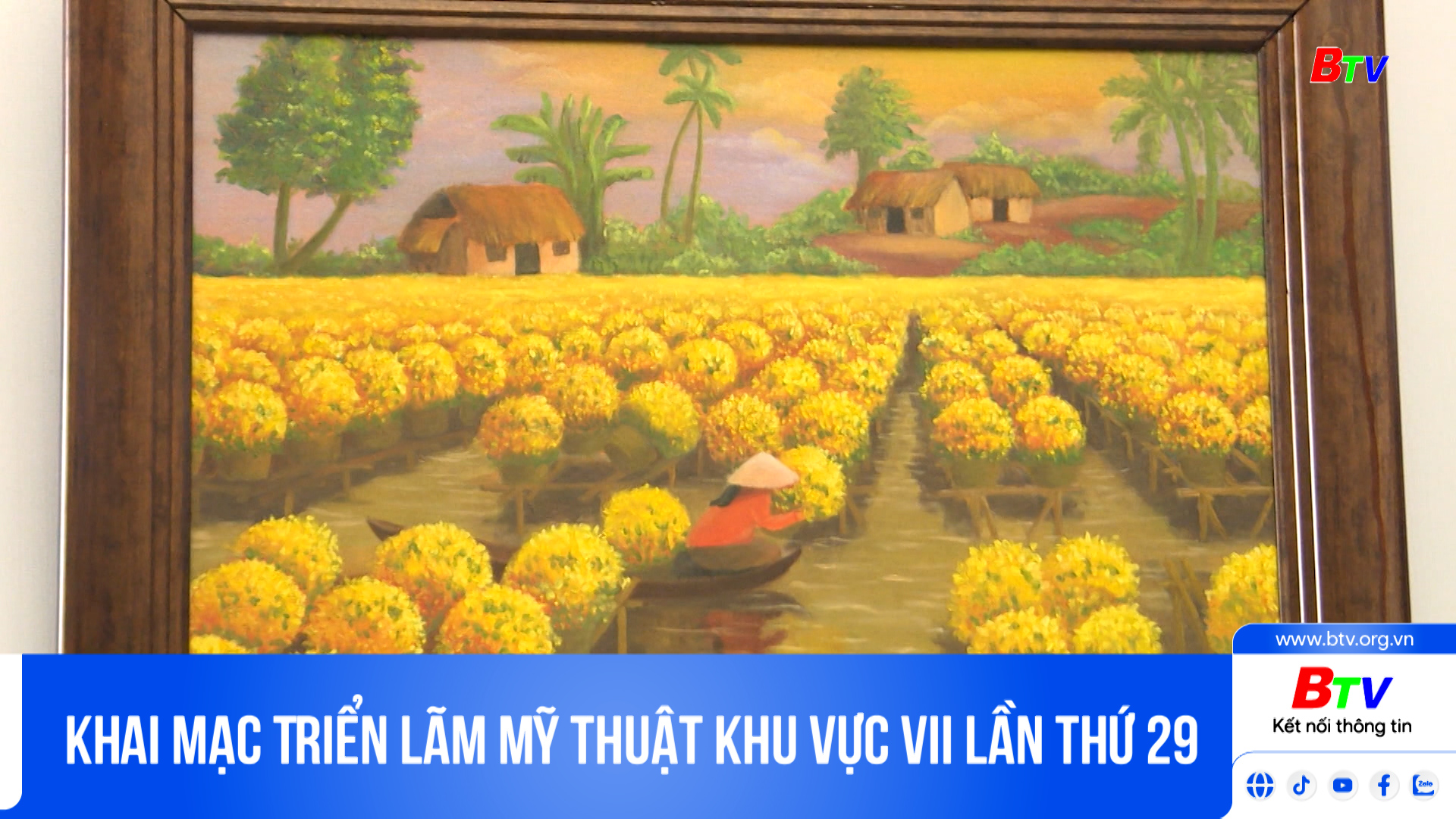 Khai mạc Triển lãm Mỹ thuật khu vực VII lần thứ 29