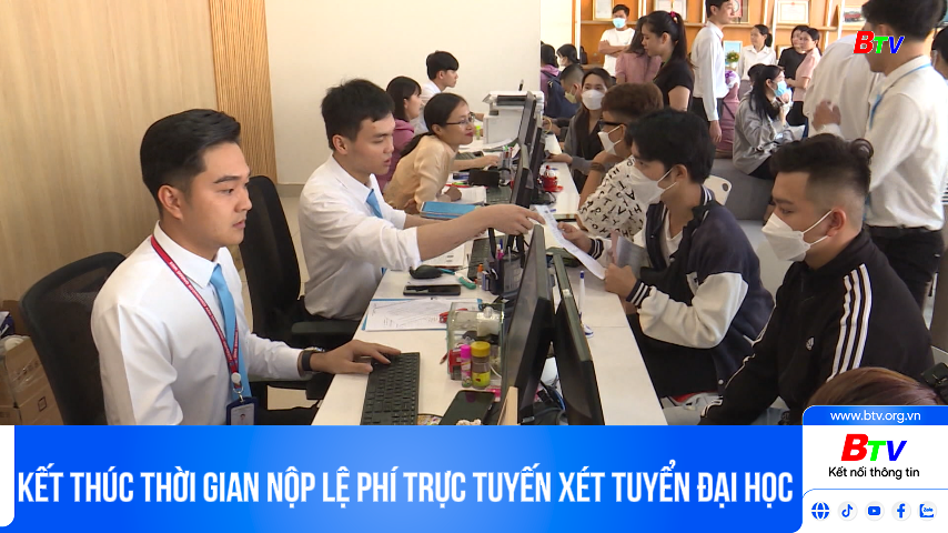 Kết thúc thời gian nộp lệ phí trực tuyến xét tuyển đại học