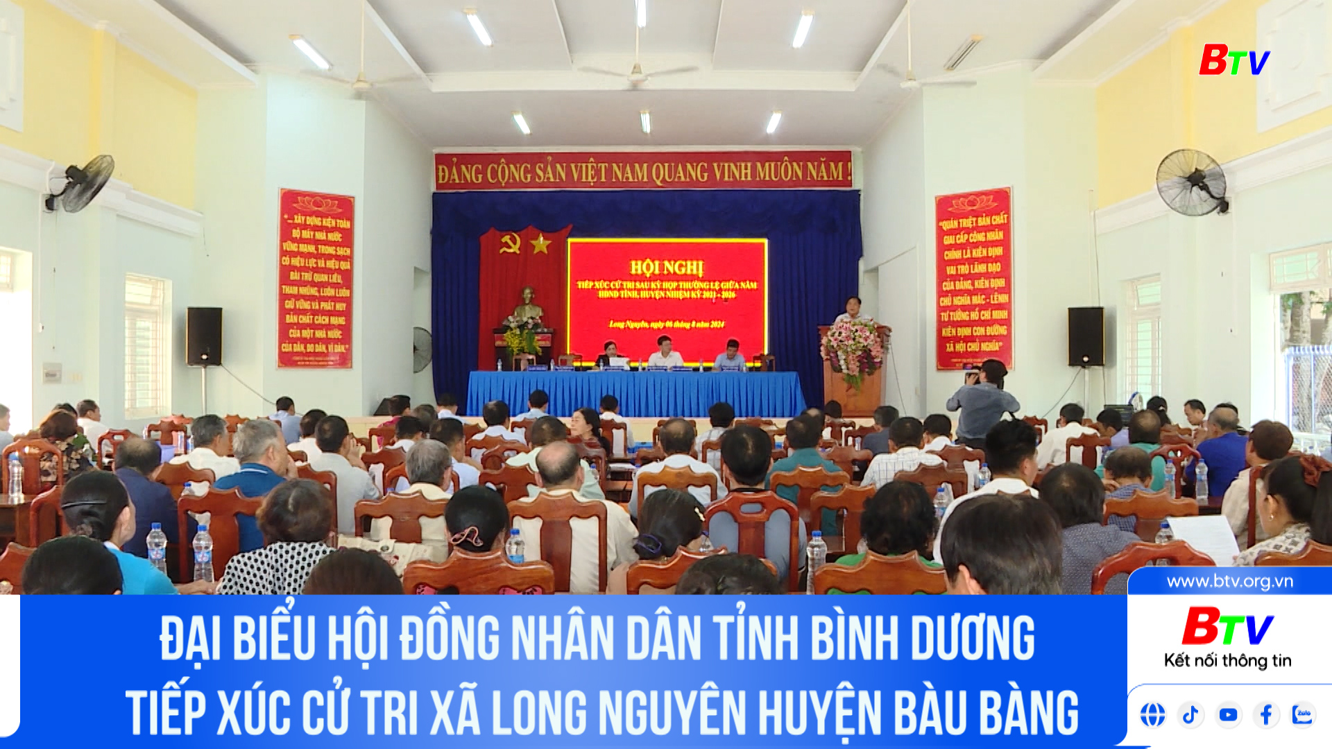 Đại biểu HĐND tỉnh Bình Dương tiếp xúc cử tri xã Long Nguyên– huyện Bàu Bàng	