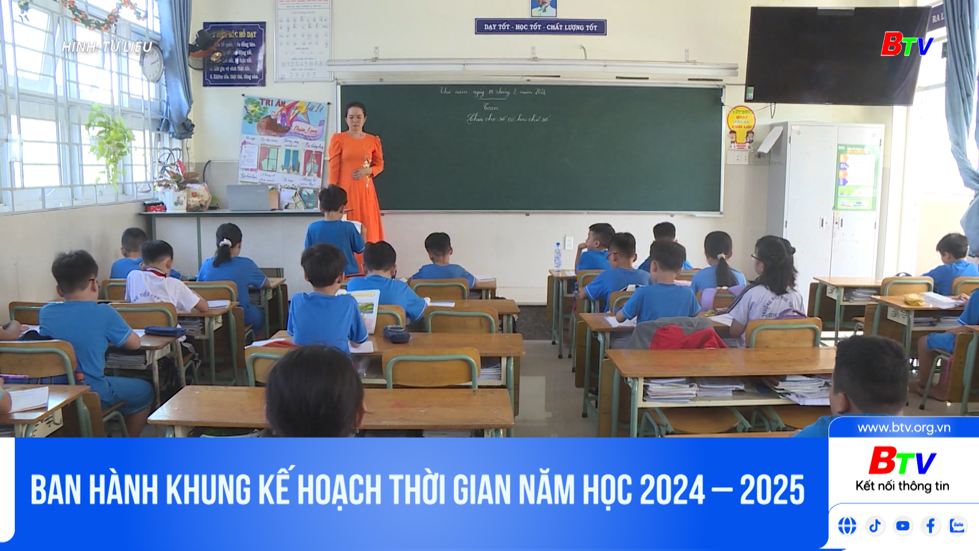 Ban hành khung kế hoạch thời gian năm học 2024 - 2025	