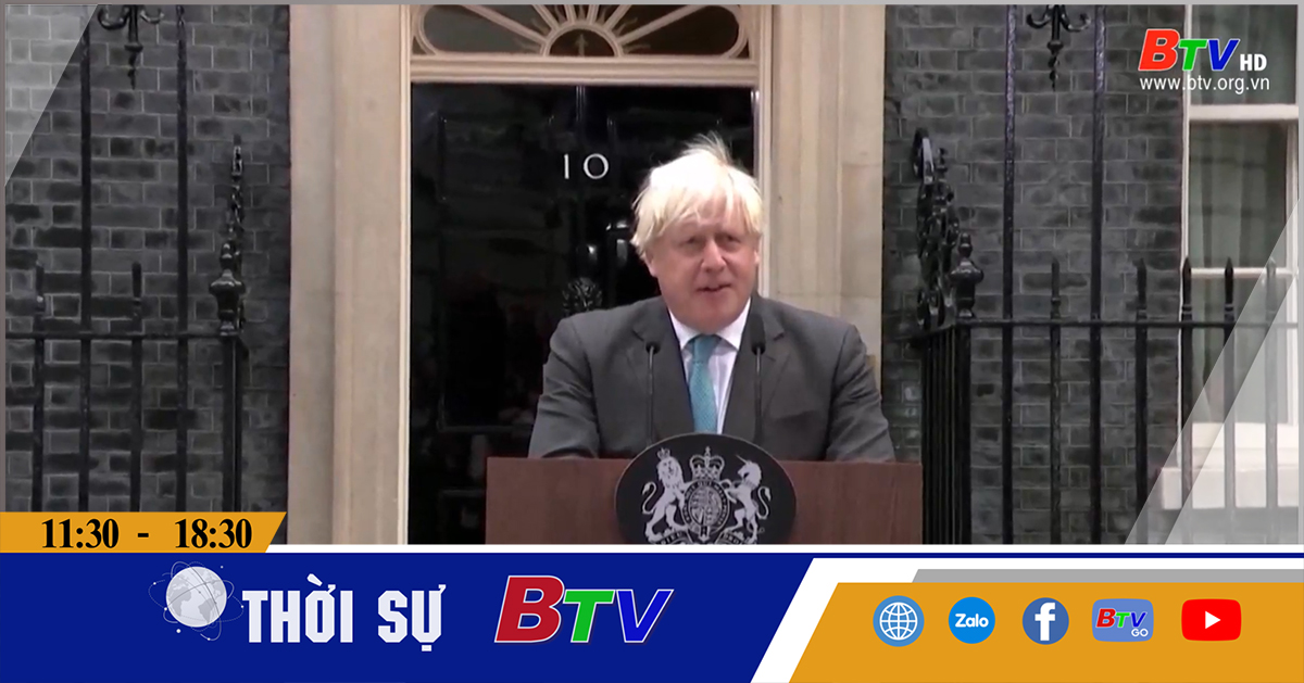 Ông Boris Johnson phát biểu từ chức thủ tướng Anh