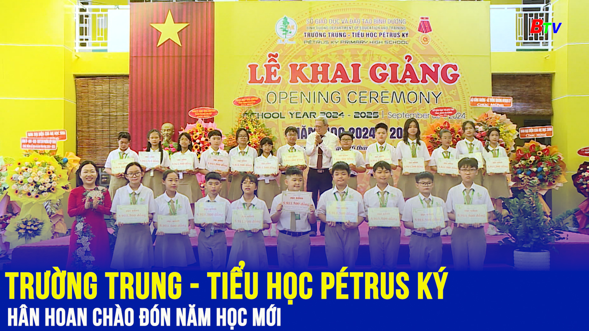 	Trường Trung - Tiểu học Pétrus ký hân hoan chào đón năm học mới