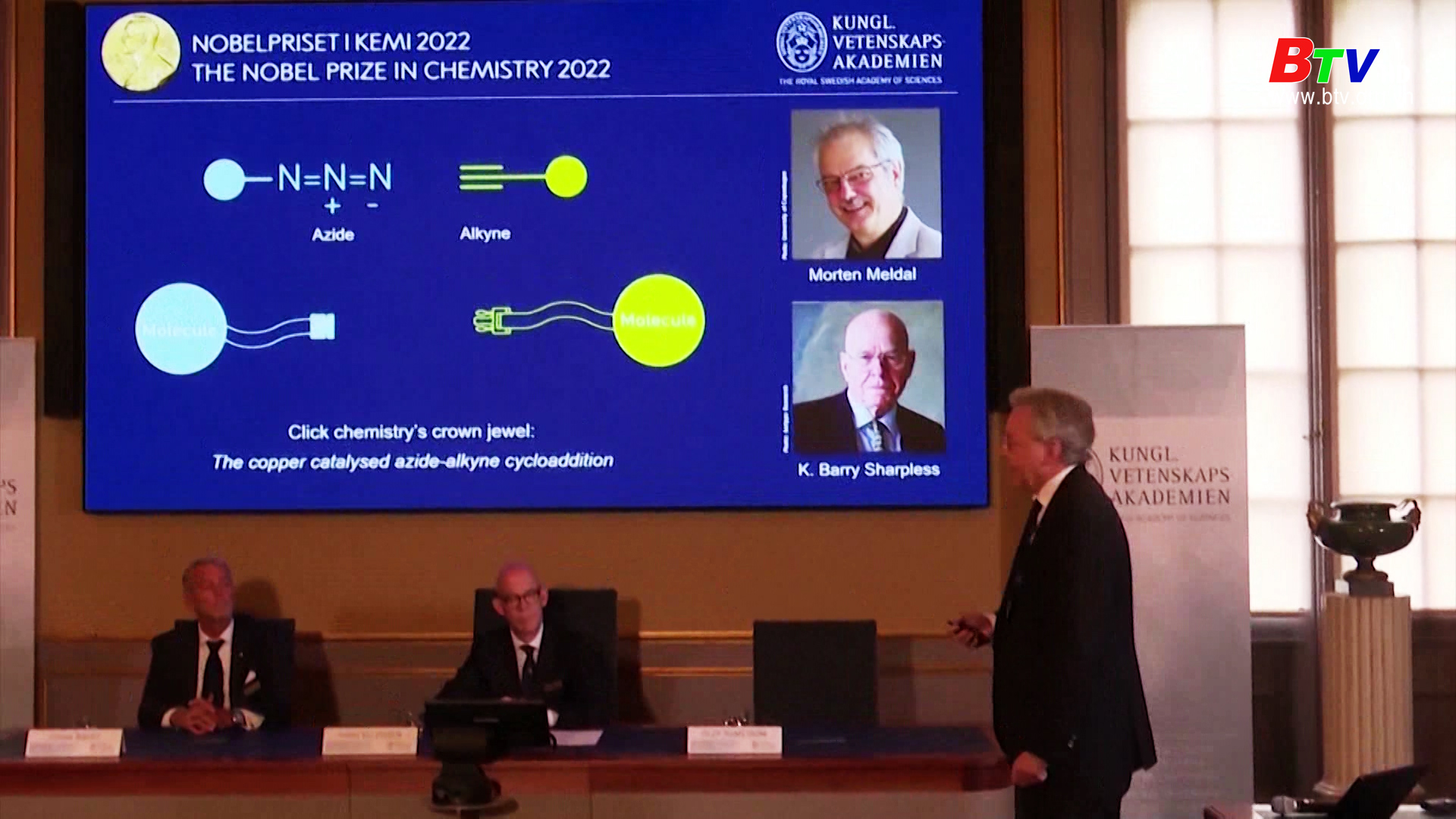 Công bố giải Nobel Hóa học năm 2022 