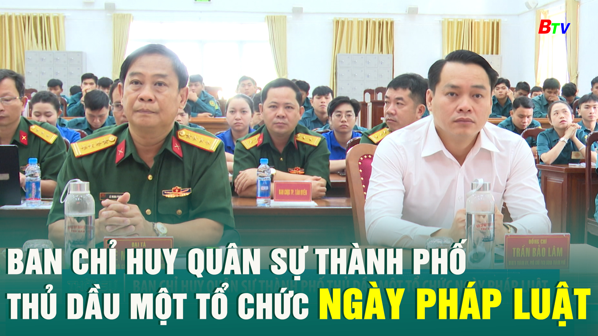 Ban chỉ huy quân sự thành phố Thủ Dầu Một tổ chức Ngày pháp luật