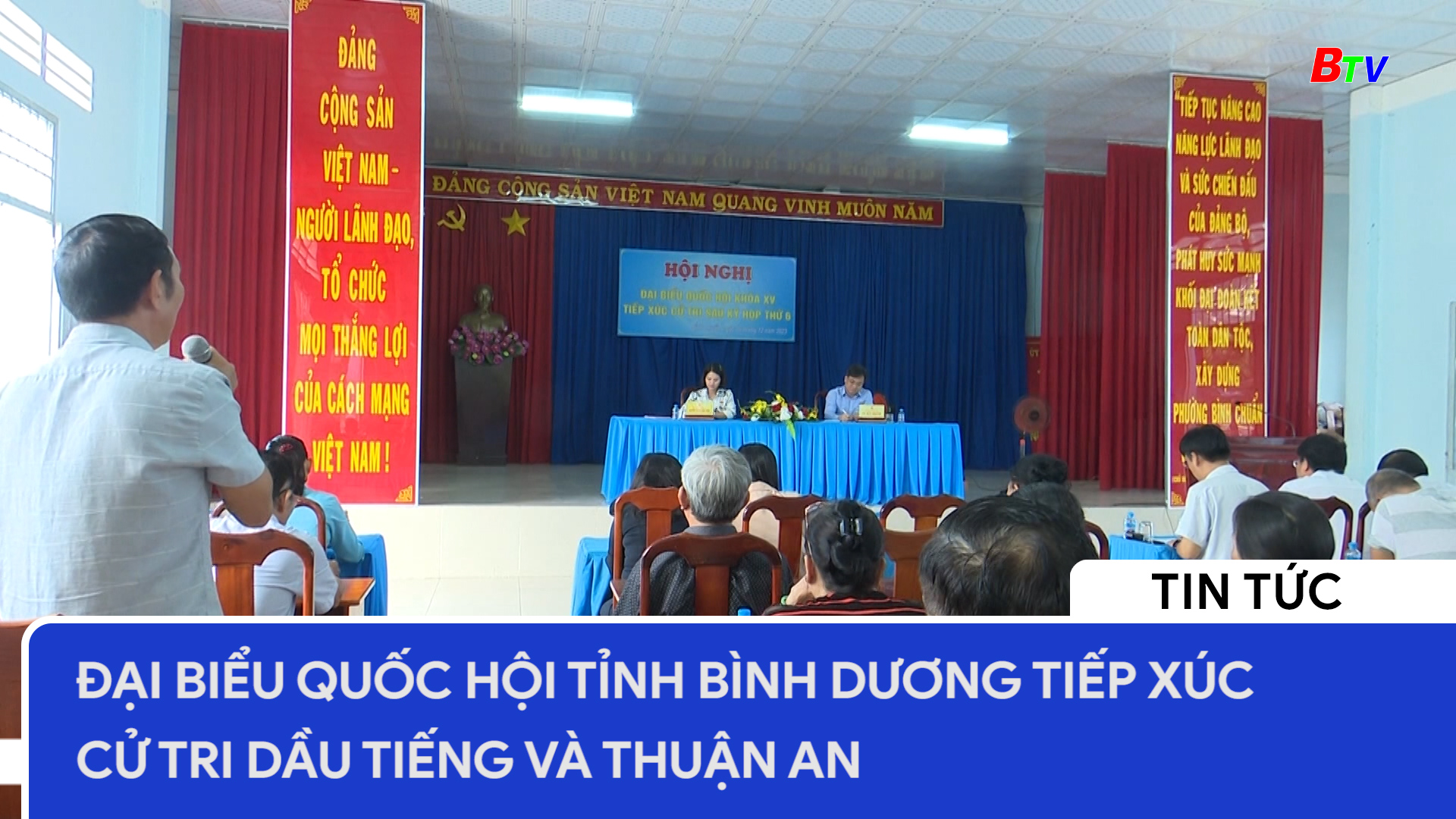 Đại biểu Quốc hội tỉnh Bình Dương tiếp xúc cử tri Dầu Tiếng và Thuận An
