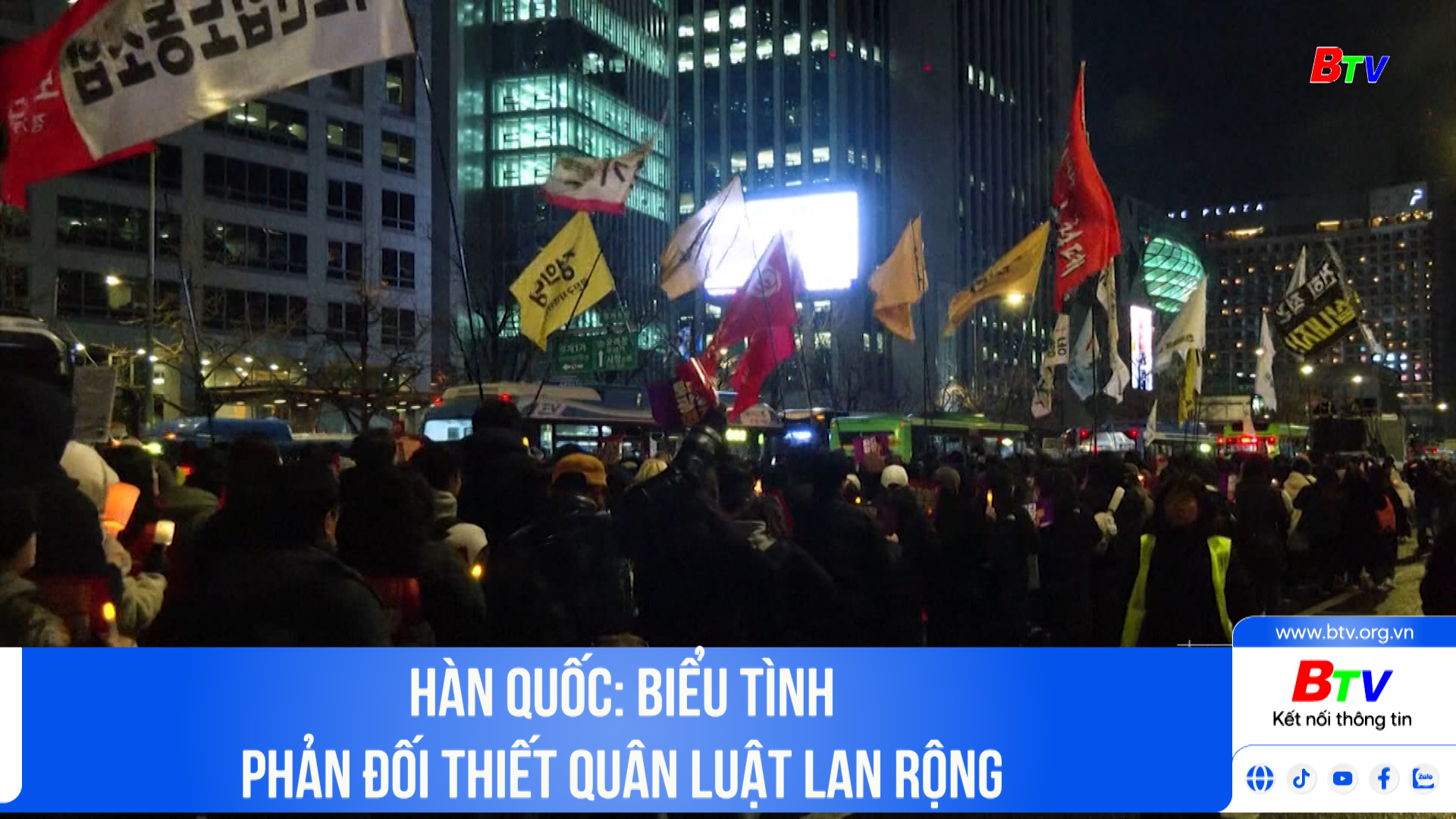 Hàn Quốc: Biểu tình phản đối thiết quân luật lan rộng