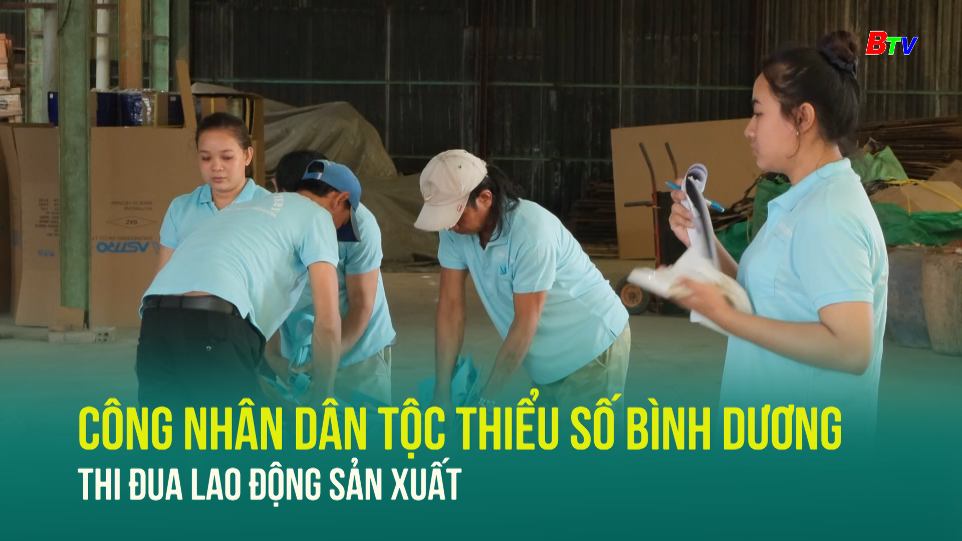 Công nhân dân tộc thiểu số Bình Dương thi đua lao động sản xuất