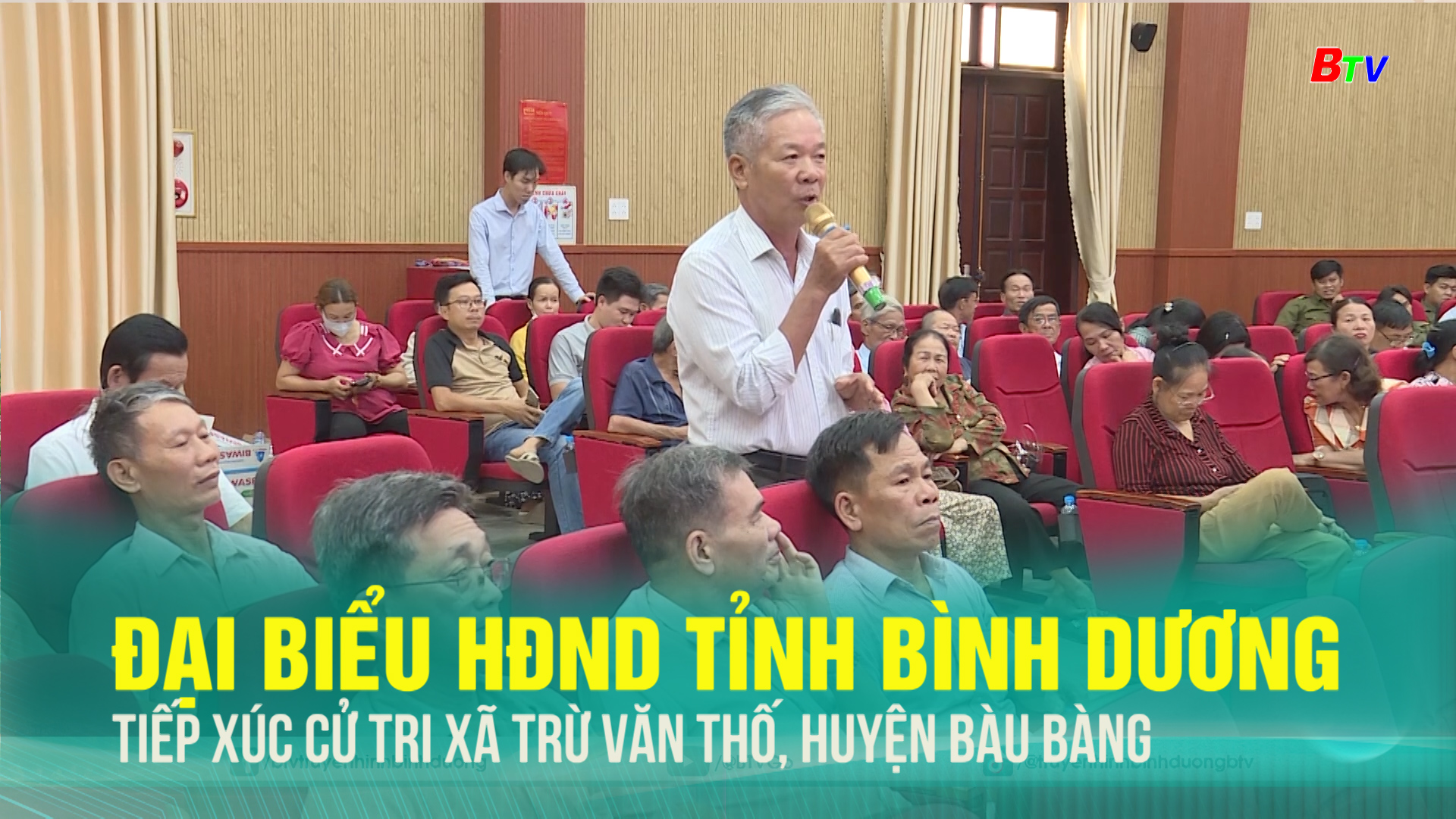 Đại biểu HĐND tỉnh Bình Dương tiếp xúc cử tri xã Trừ Văn Thố, huyện Bàu Bàng