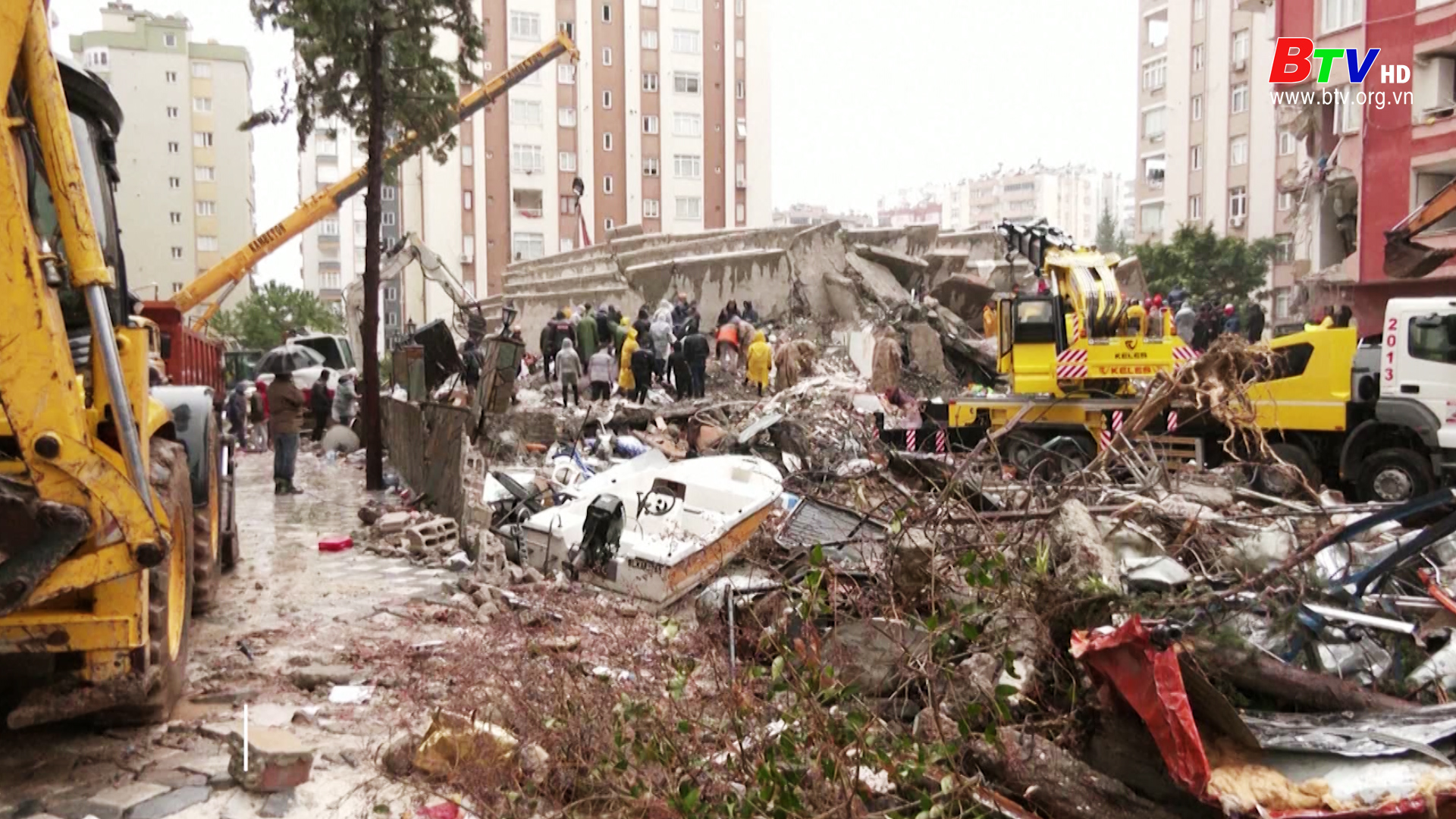 Các nước hỗ trợ Thổ Nhĩ Kỳ khắc phục hậu quả động đất