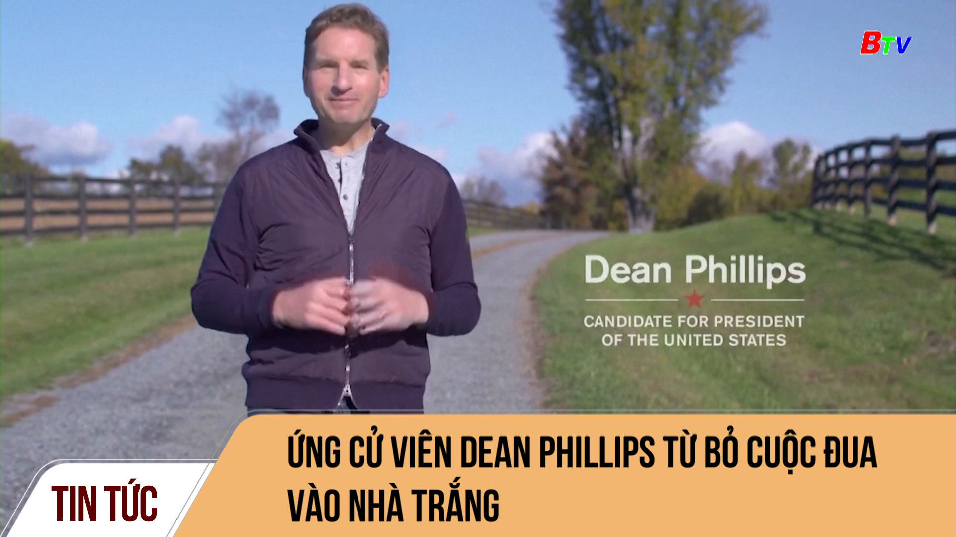 Ứng cử viên Dean Phillips từ bỏ cuộc đua vào nhà trắng	