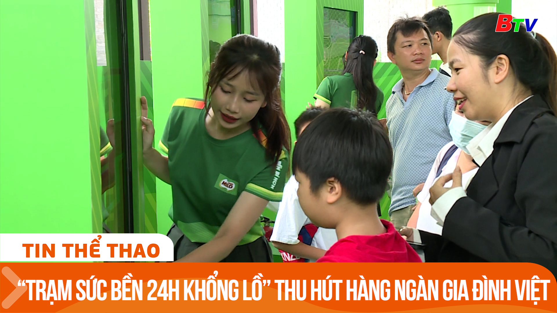 “Trạm sức bền 24h khổng lồ” của Nestlé Milo thu hút hàng ngàn gia đình Việt | Tin Thể thao 24h	