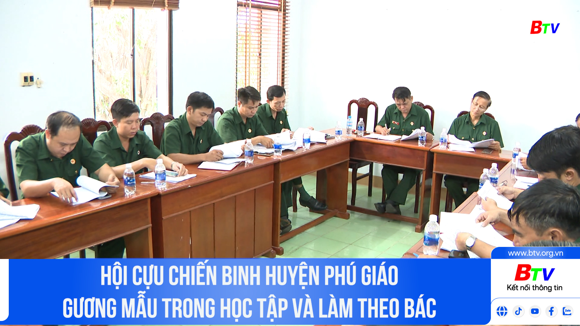 Hội Cựu chiến binh huyện Phú Giáo gương mẫu trong học tập và làm theo Bác	