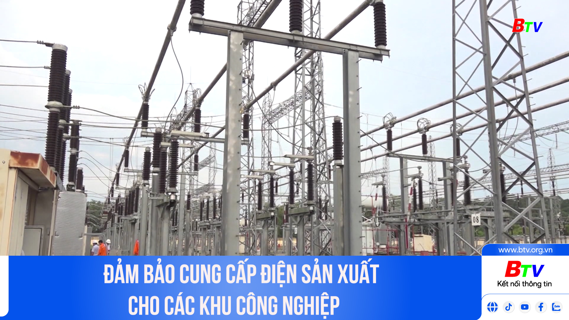 Đảm bảo cung cấp điện sản xuất cho các khu công nghiệp