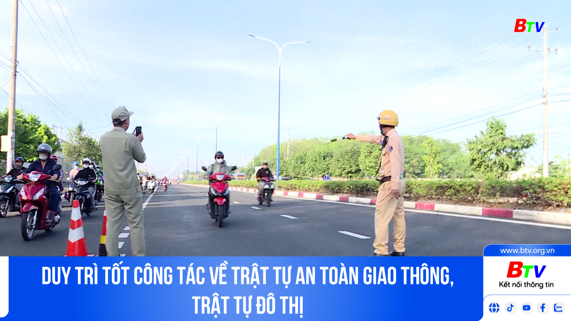 Duy trì tốt công tác về trật tự an toàn giao thông, trật tự đô thị