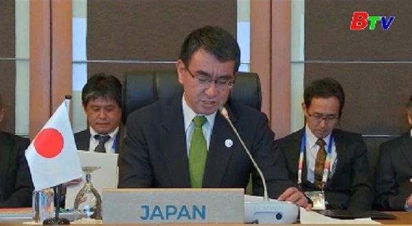 Tân Ngoại trưởng Nhật Bản gặp các đồng cấp ASEAN