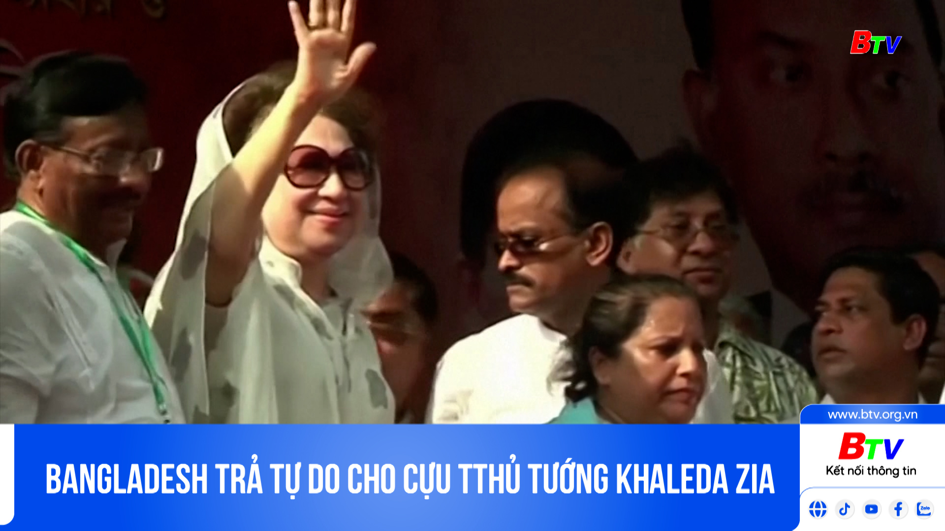 Bangladesh trả tự do cho cựu Tthủ tướng Khaleda Zia