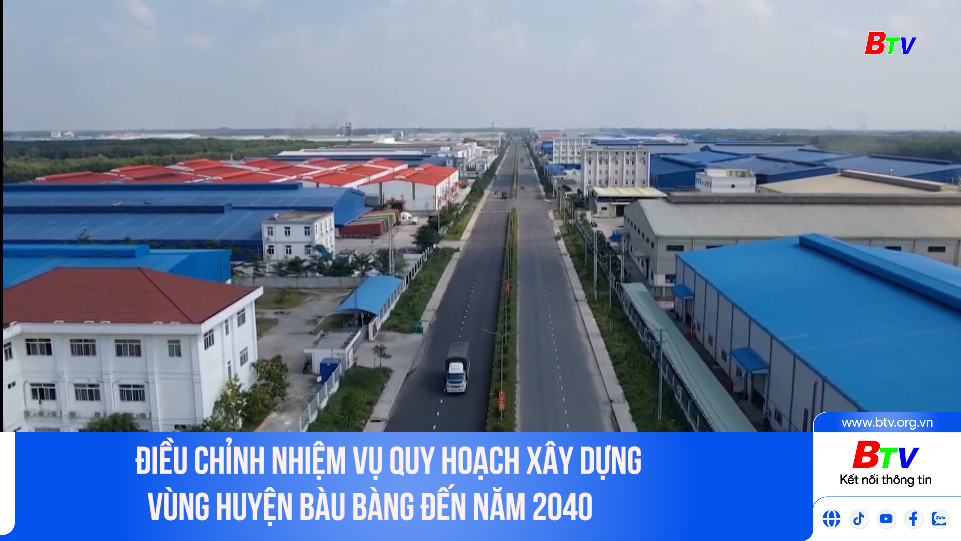 Điều chỉnh nhiệm vụ quy hoạch xây dựng vùng huyện Bàu Bàng đến năm 2040