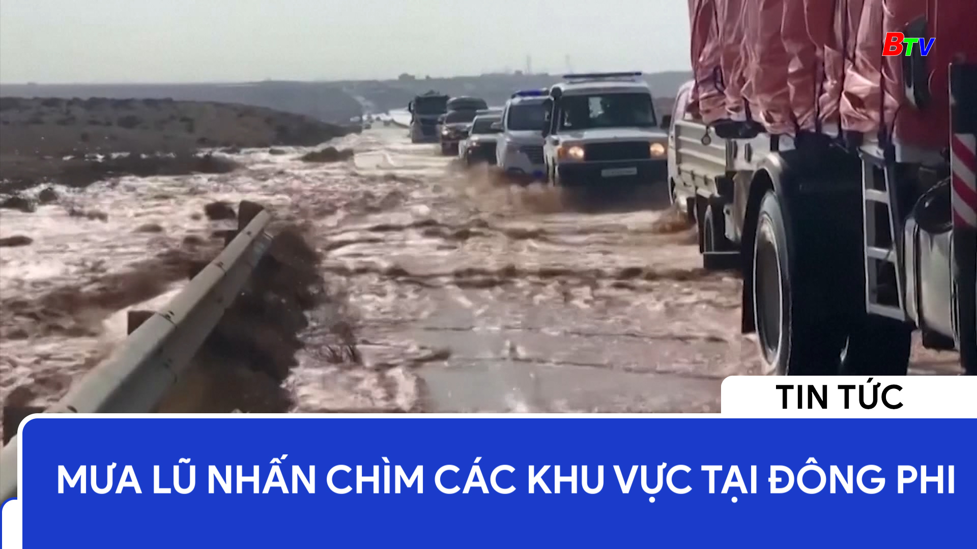 Mưa lũ nhấn chìm các khu vực tại Đông Phi	