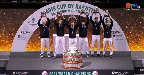 Nga chính thức đăng quang Davis Cup 2021