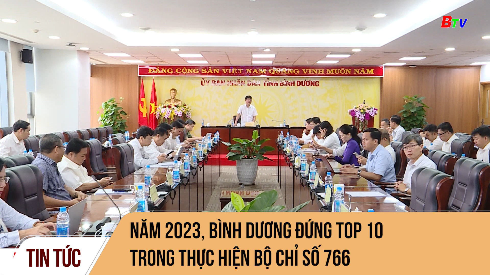 Năm 2023, Bình Dương đứng top 10 trong thực hiện Bộ chỉ số 766	