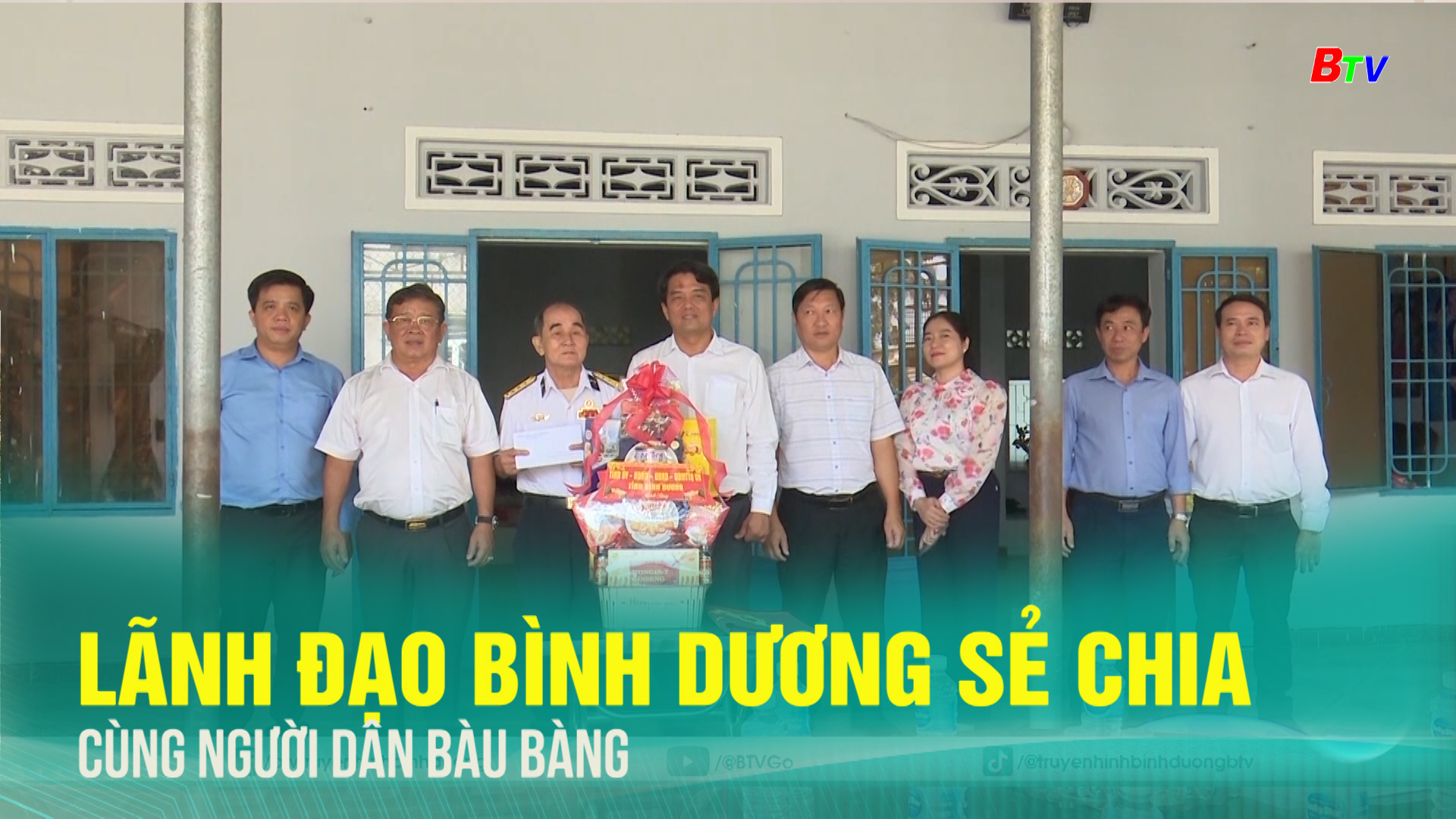 Lãnh đạo tỉnh Bình Dương sẻ chia cùng người dân Bàu Bàng