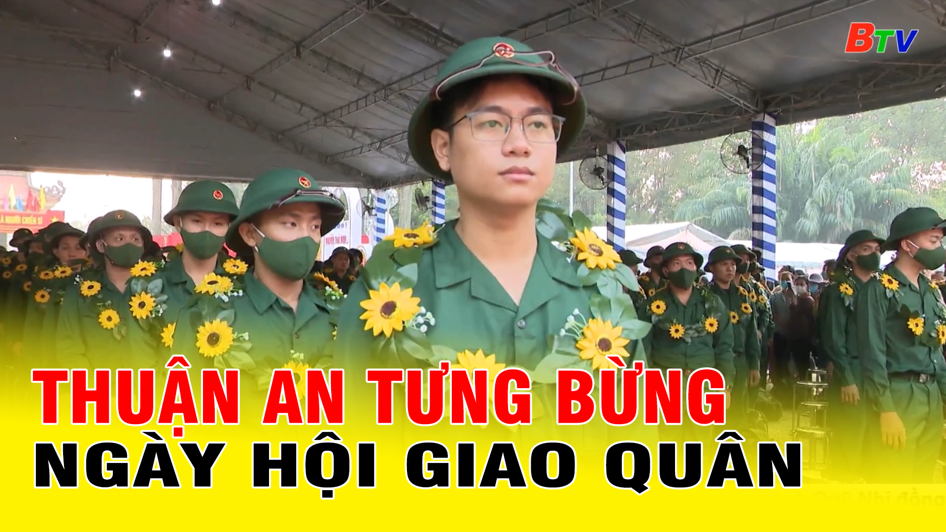 Thuận An tưng bừng ngày hội giao quân
