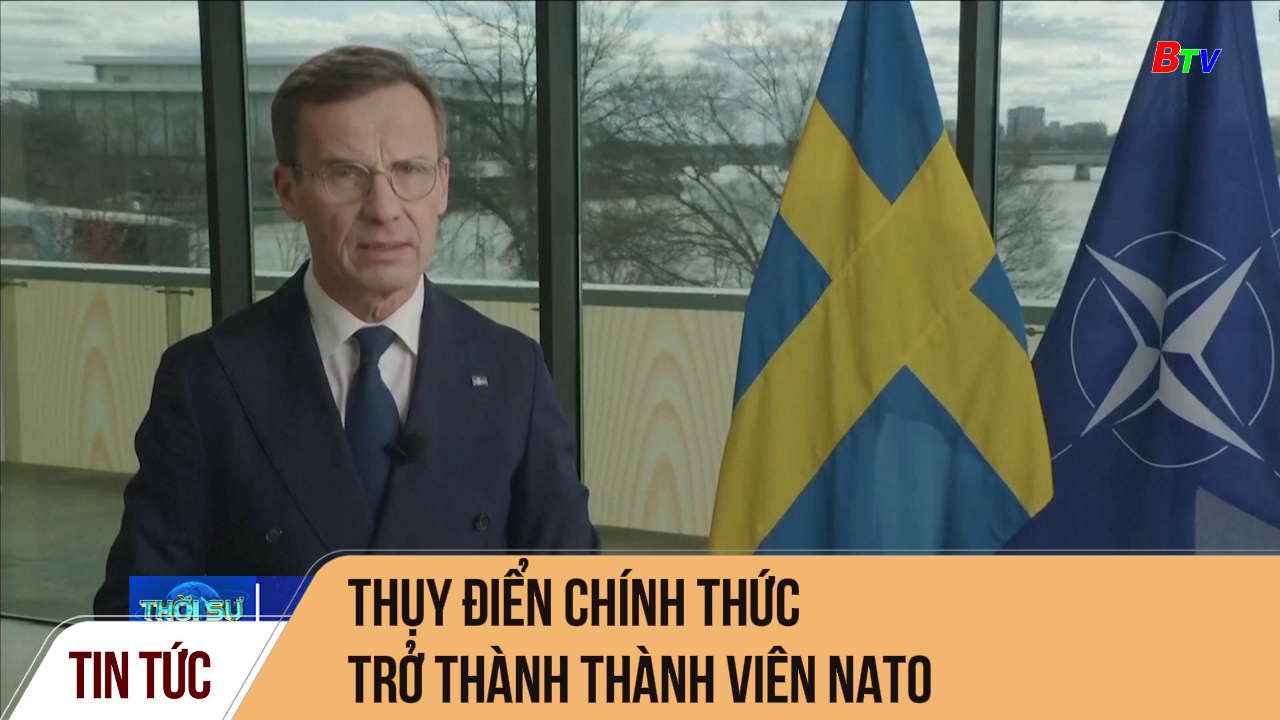 Thụy Điển chính thức trở thành thành viên NATO