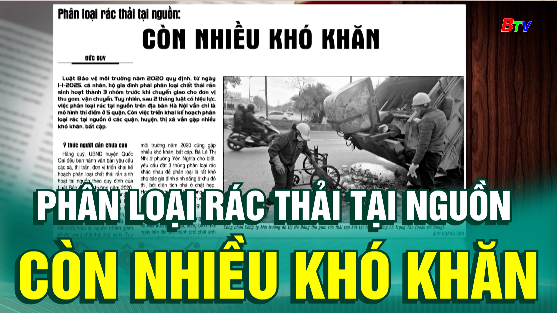 Phân loại rác thải tại nguồn còn nhiều khó khăn