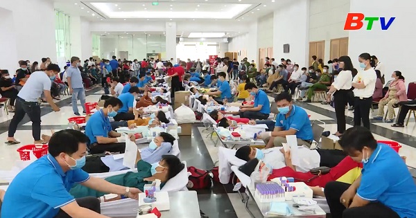 Phong trào hiến máu tình nguyện ở Bình Dương